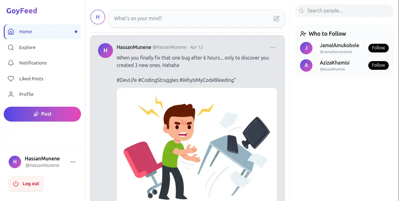 Goyfeed Social Media